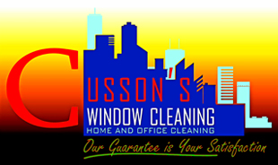 Cusson's Window Cleaning Logo